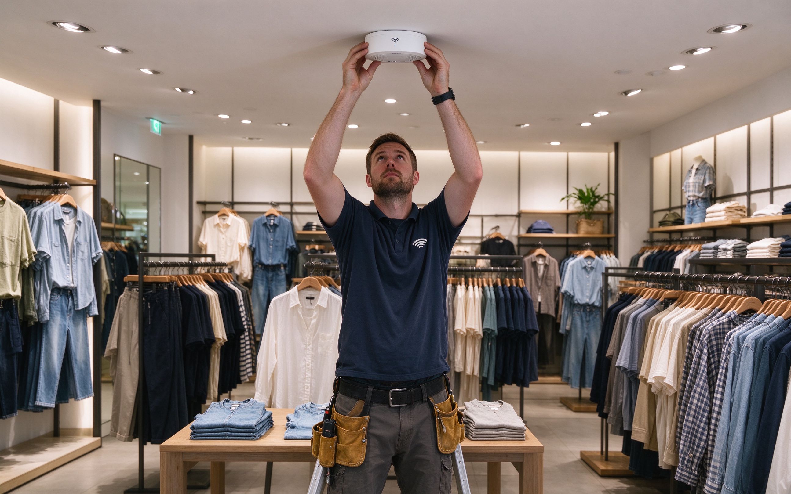 Retail chain Wi-Fi and network upgrade